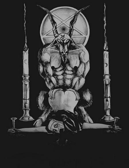 Rule 34 Ass Ass Grab Baphomet Black And White Blood