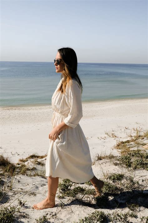 White Linen Dress Beach Vacation Rosemary Beach Beach Dresses
