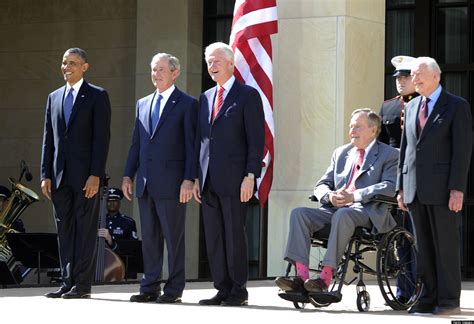 All 5 Living Presidents Gather At Bush Library Dedication Photo