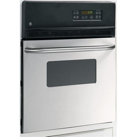 Ge 24 In Self Cleaning Single Electric Wall Oven Stainless In The