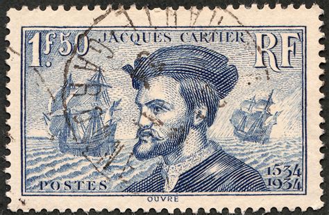 french stamp engravers france 1934 jacques cartier