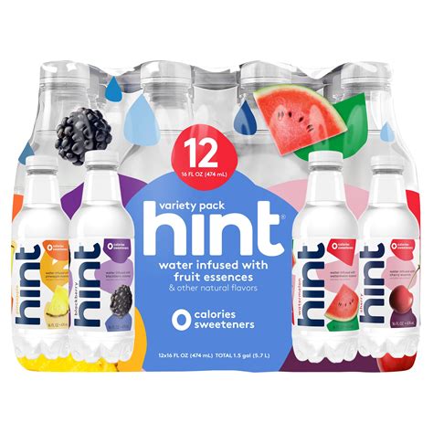 Hint Pineapple Blackberry Watermelon Cherry Water Infused With Fruit