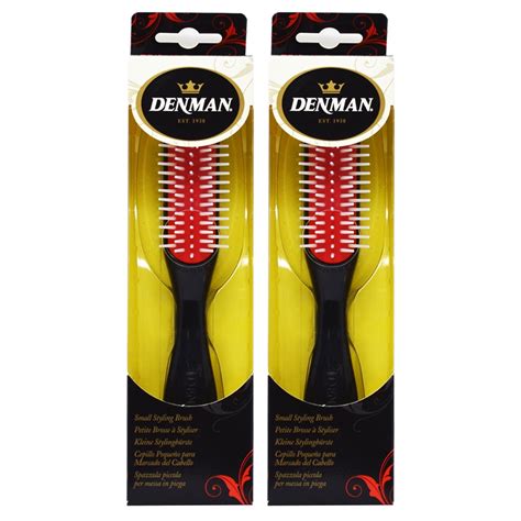 Denman D14 Classic Collection 5 Row Pocket Styling Pack Of 2