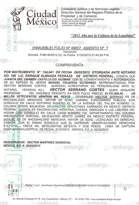 Ejemplo De Un Poder Notarial En Mexico Ejemplo Sencillo