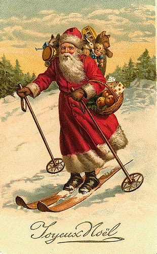 Vintage Santachristmas Postcard Free To Use In Your Art Flickr
