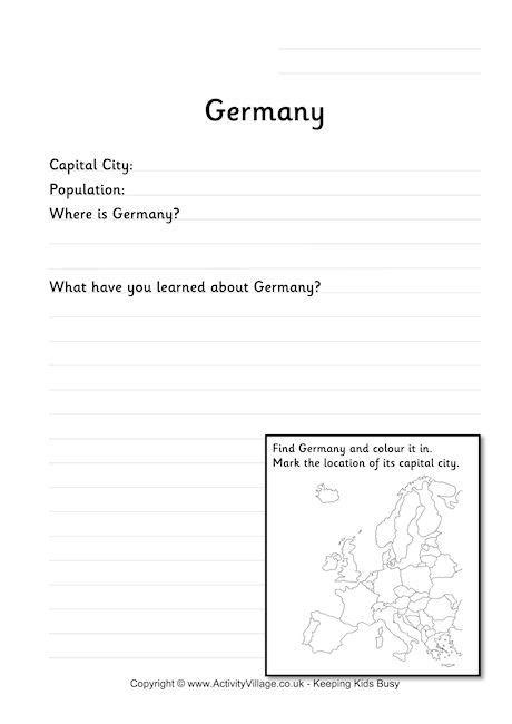 Easy German Worksheets Hot Sex Picture