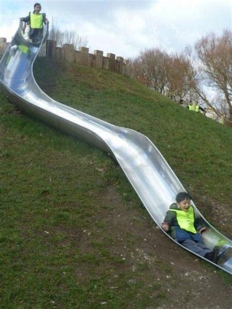 S Embankment Slide Bespoke Slides Slides Playground Equipment