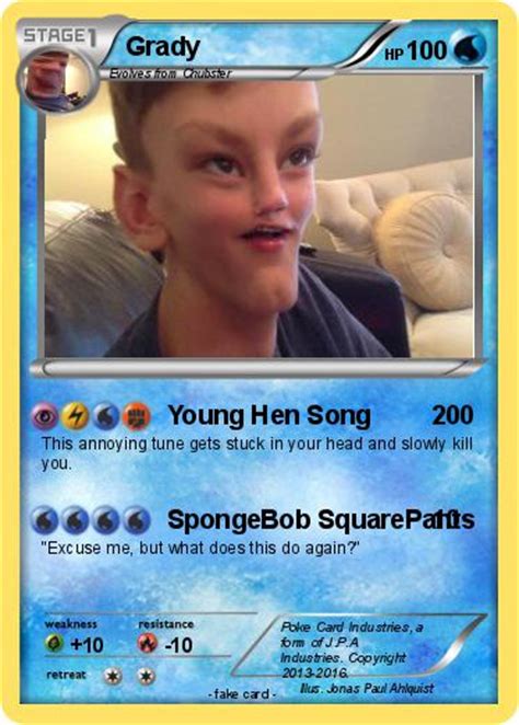 A grady card is something that helps cover your costs if and only if you use grady memorial hospital facilities. Pokémon Grady 29 29 - Young Hen Song - My Pokemon Card