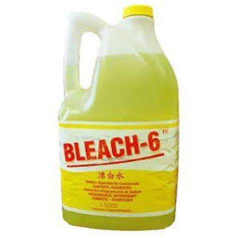 First Chemical Bleach 6 Liquid 4 X 4 L Janitorial Supplies Canada