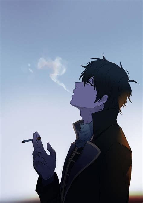 Sad Aesthetic Pfp Boy Smoking Imagesee