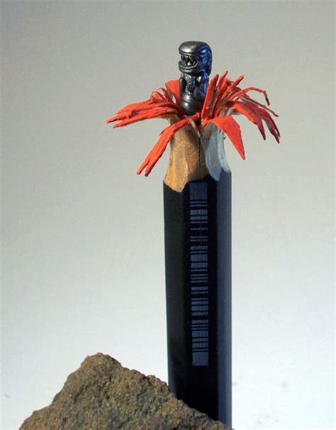 Incredible Pencil Lead Sculptures Carving By Cerkahegyzo Design Swan