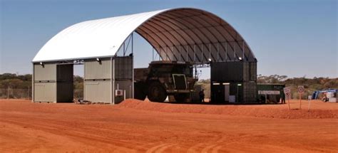 Container Mounted Domeshelter™ Structure Domeshelter Australia