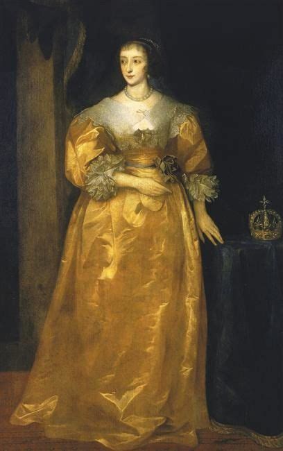 Henriette De France By Sir Anthonis Van Dyck Pinacoteca Del Castello