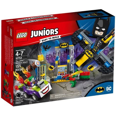 Lego Juniors Sets 10753 The Joker Batcave Attack New Rough