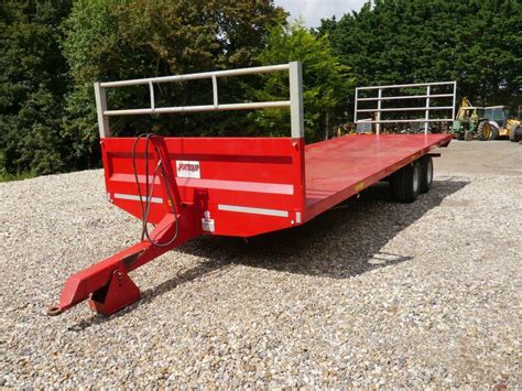 Used Portequip 26ft Flatbed Trailer For Sale At Lbg Machinery Ltd