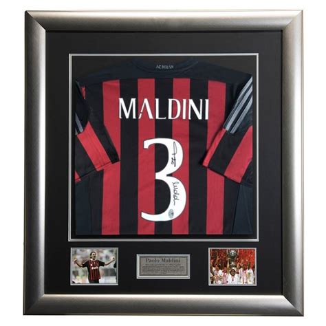 Signed & Framed AC Milan - Paolo Maldini - Jersey(s) - Catawiki