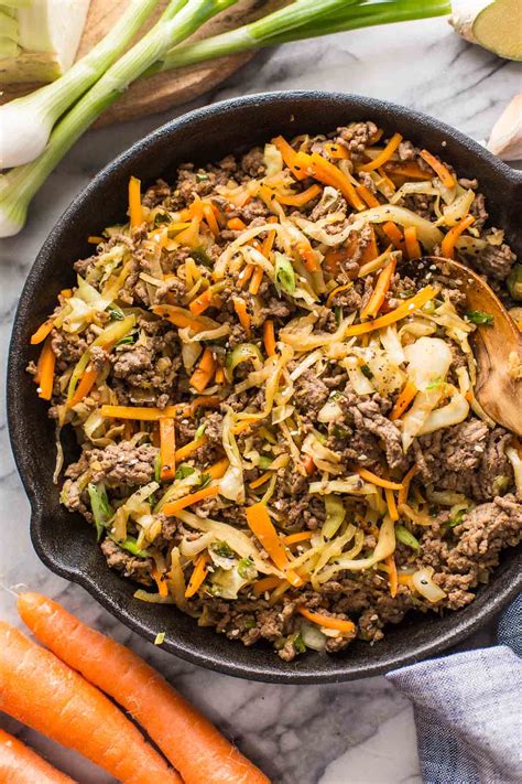 Beef And Cabbage Stir Fry A Saucy Kitchen
