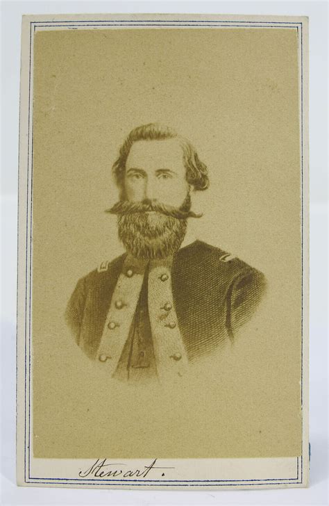 Antique Civil War CDV Engraved Portrait Confederate General JEB Stuart Yqz Antique Price