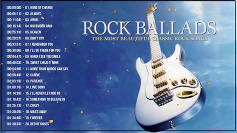 best rock ballads 70 s 80 s 90 s the greatest rock ballads of all time youtube