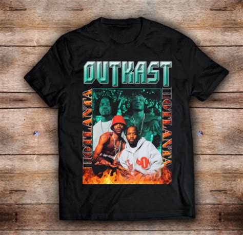 Outkast Hypebeast Vintage 90s Rap Shirt Outkast Unisex Black Etsy