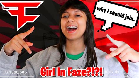 Girl In Faze My Faze Clan Submission Video Faze5 F5 Youtube
