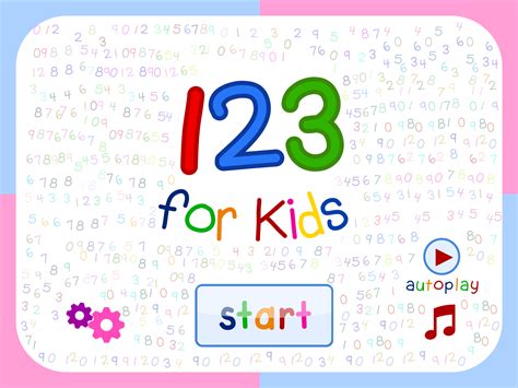 123 For Kids Numbers Flashcards