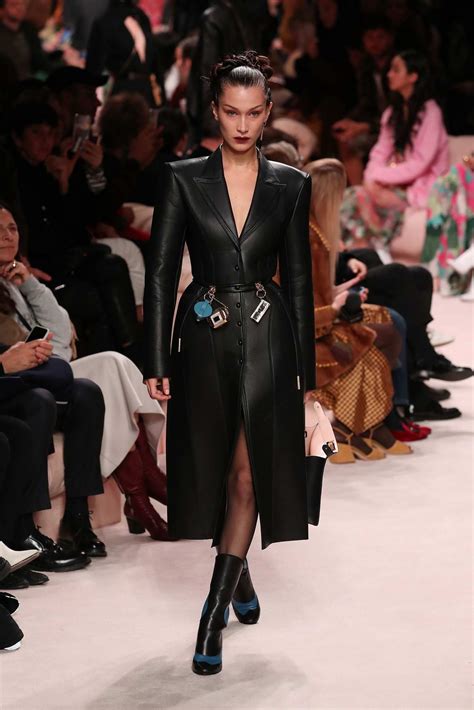 Bella Hadid Walks The Runway At Fendi Fashion Show F W 2020 During