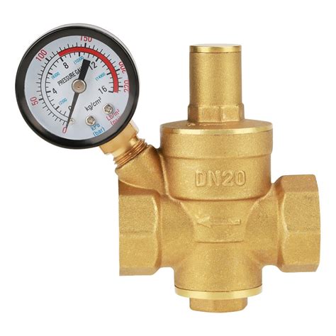 Dn20 Brass Adjustable Water Pressure Regulator Reducer Reducing Valve