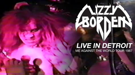 Lizzy Borden Archives Live In Detroit Me Against The World Tour 1987 Youtube