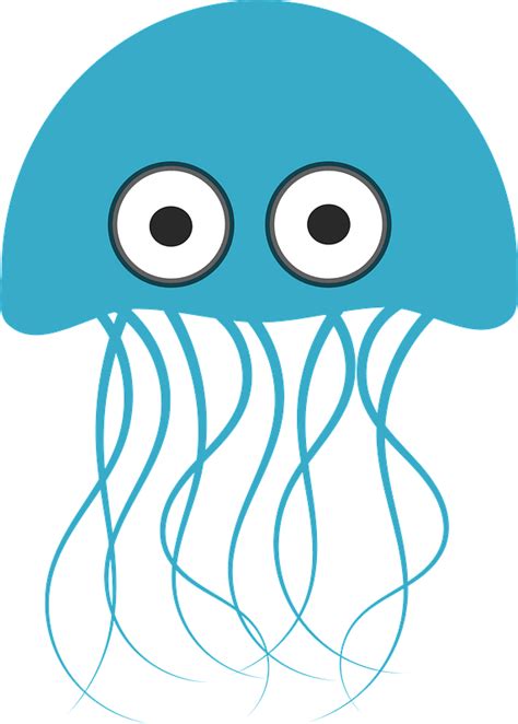 Blue Jellyfish Clipart Free Download Transparent Png Creazilla