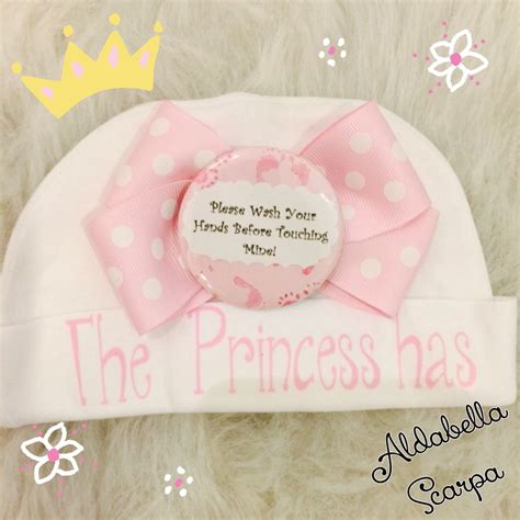 Princess Has Arrived Button With Our Trade Mark Please
