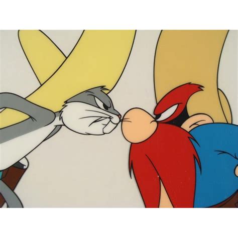 Bugs Bunny Ltd Ed Animation Serigraph Cel Yosemite Sam
