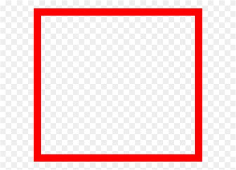Red Square Clip Art Square Outline Png Stunning Free Transparent