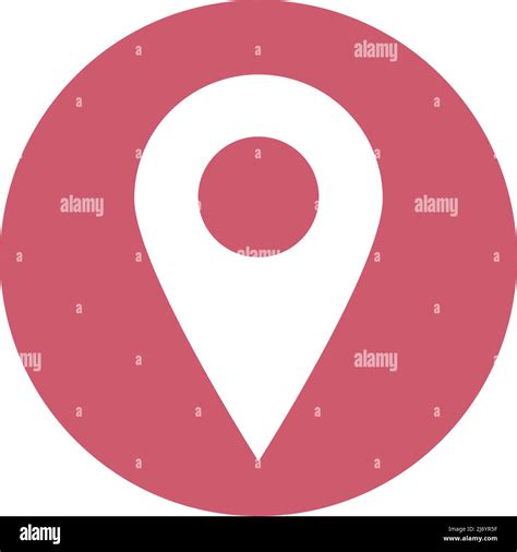 Round Map Pin Icon Location Information And Current Location Editable