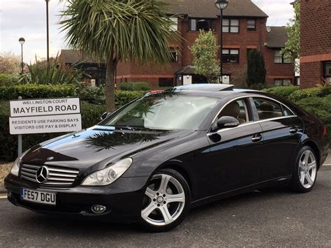 2008 Mercedes Cls 320 Cdi Jet Black With Cream Leather Fully Loaded