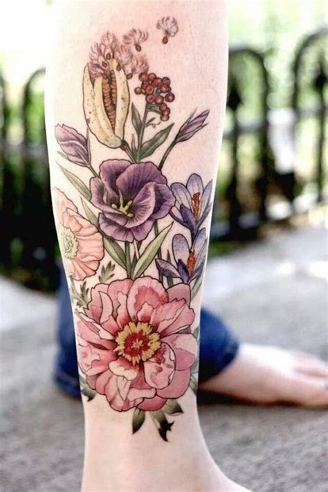 4 celebrities with flower tattoos. Flower Tattoos