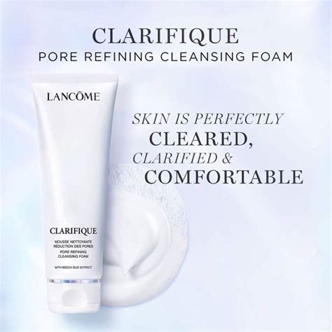 Lanc Me Clarifique Pore Refining Cleansing Foam G Shopee Malaysia
