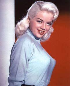DIANA DORS 1950s Blonde Sexpot Sweater Girl Color 8x10 Portrait EBay