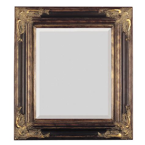 Majestic Mirror Bronze With Gold Square Antique Framed Beveled Glass