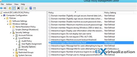 How To Disable Auto Lock On Windows Server Via Group Policy Esx