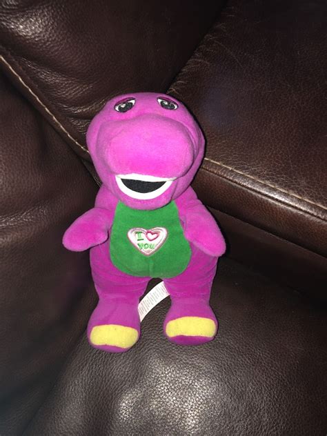 I Love You Barney Plush Toy Ubicaciondepersonascdmxgobmx