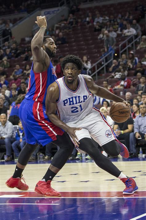 He was selected by the detroit pistons in the first round of the 2012 nba draft with the ninth overall pick. Joel Embiid, Andre Drummond - ROUNDBALL DAILY