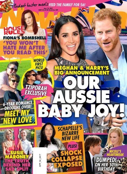 Prince Harry Meghan Markle The Duke And Duchess Of Sussex New Idea Magazine 12 June 2017