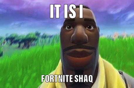 Fornigh Shaq Staring Default Fortnite Guy Know Your Meme