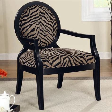 Do you suppose animal print dining chairs seems great? Animal Print Accent Chair (Zebra) Coaster Furniture ...