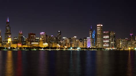 Chicago At Night Wallpapers Top Free Chicago At Night Backgrounds