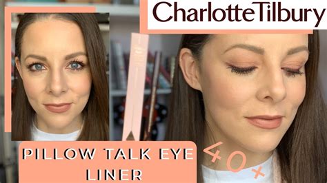 Charlotte Tilbury Pillow Talk Eyeliner Review And Full Eye Look With