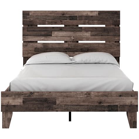 Signature Design By Ashley Neilsville Rustic Full Platform Bed With