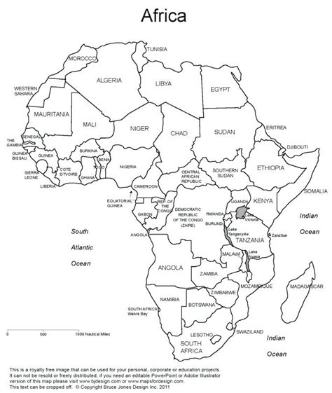 More images for printable africa map coloring pages » Africa Map Coloring Pages at GetColorings.com | Free ...