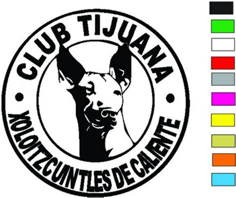 Club tijuana xoloitzcuintles de caliente, commonly known as tijuana, or simply as xolos, is a mexican professional football club based in tijuana. Xolos Club Tijuana STICKER